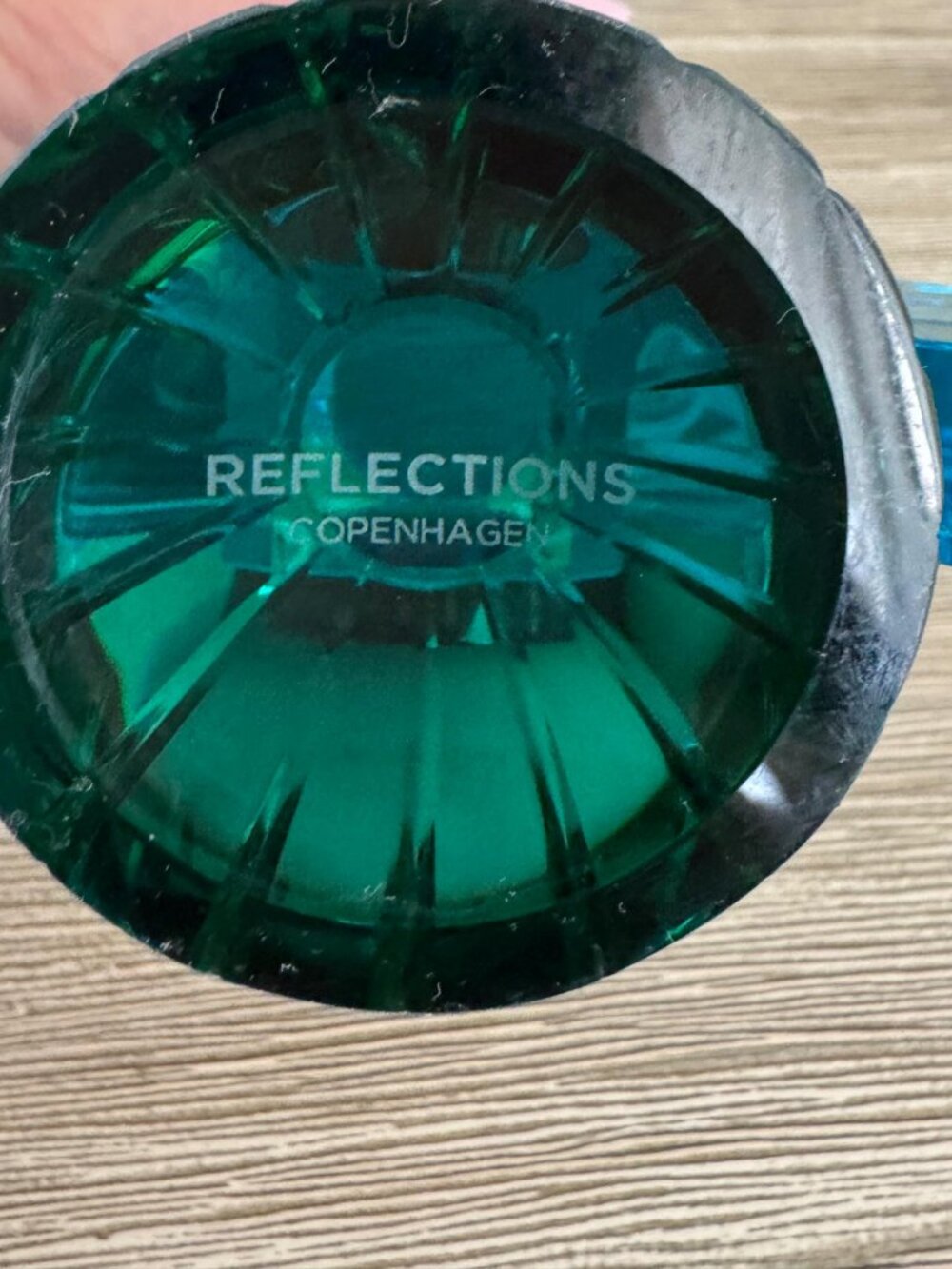 Reflections Copenhagen Somerset Short Crystal Glasses Set of 2 Emerald Blue